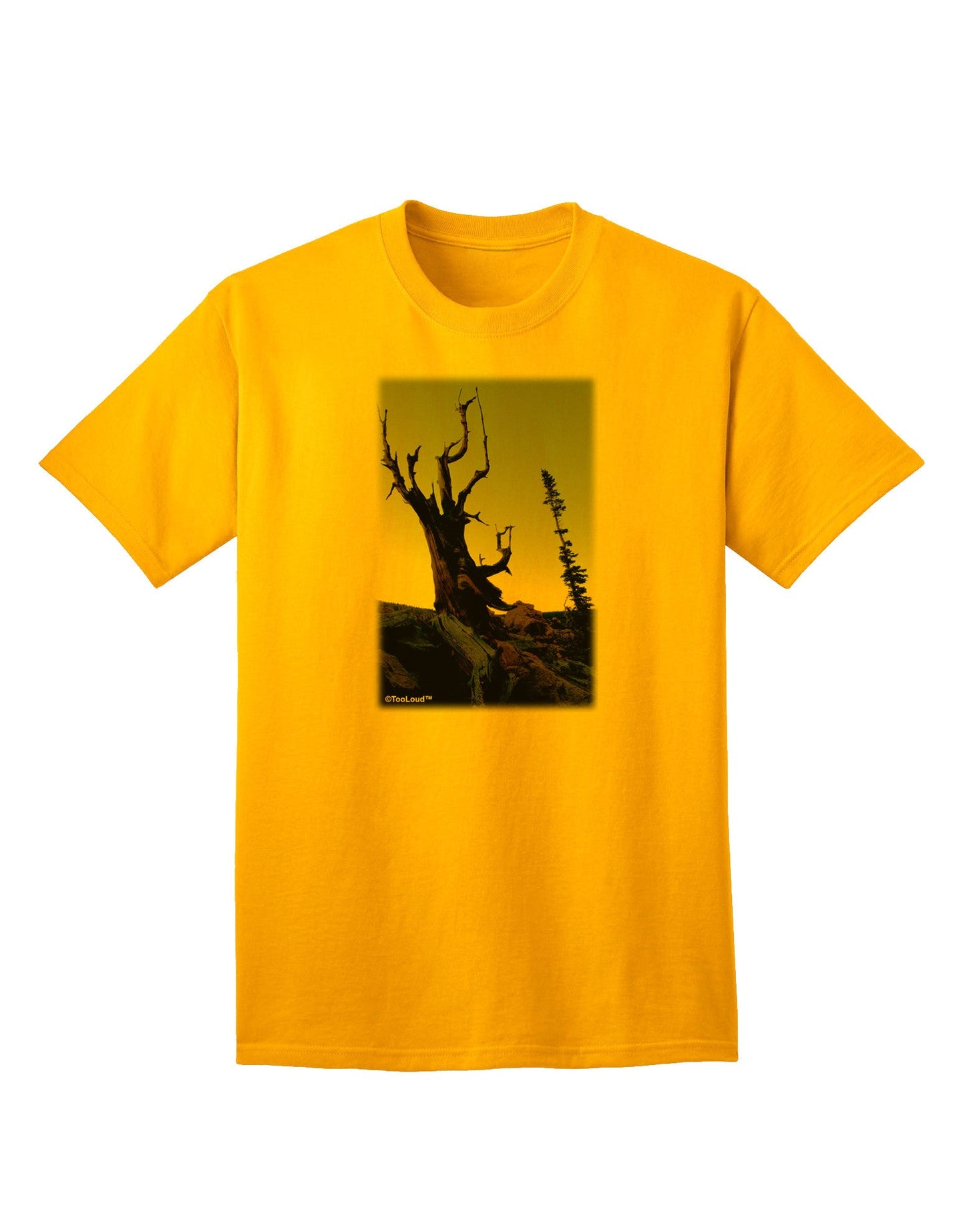 Colorado Mountain Scenery - Premium Adult T-Shirt for Outdoor Enthusiasts-Mens T-shirts-TooLoud-Gold-Small-Davson Sales
