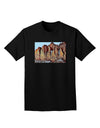 Colorado Mountain Spires Adult Dark T-Shirt-Mens T-Shirt-TooLoud-Black-Small-Davson Sales