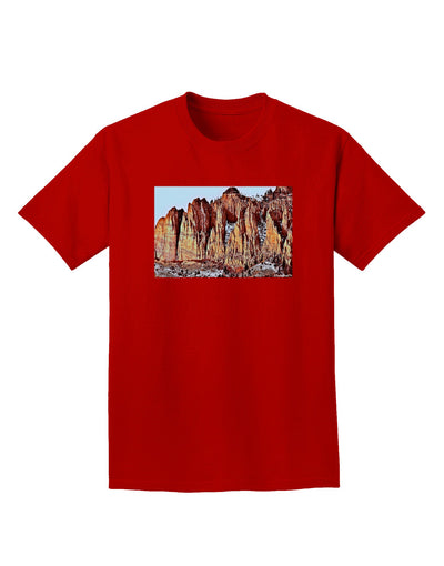 Colorado Mountain Spires Adult Dark T-Shirt-Mens T-Shirt-TooLoud-Red-Small-Davson Sales