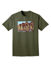 Colorado Mountain Spires Adult Dark T-Shirt-Mens T-Shirt-TooLoud-Military-Green-Small-Davson Sales