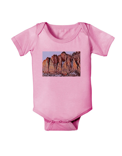 Colorado Mountain Spires Baby Romper Bodysuit-Baby Romper-TooLoud-Pink-06-Months-Davson Sales