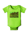 Colorado Mountain Spires Baby Romper Bodysuit-Baby Romper-TooLoud-Lime-06-Months-Davson Sales