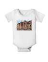 Colorado Mountain Spires Baby Romper Bodysuit-Baby Romper-TooLoud-White-06-Months-Davson Sales