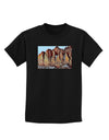 Colorado Mountain Spires Childrens Dark T-Shirt-Childrens T-Shirt-TooLoud-Black-X-Small-Davson Sales