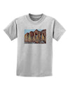 Colorado Mountain Spires Childrens T-Shirt-Childrens T-Shirt-TooLoud-AshGray-X-Small-Davson Sales