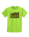 Colorado Mountain Spires Childrens T-Shirt-Childrens T-Shirt-TooLoud-Lime-Green-X-Small-Davson Sales