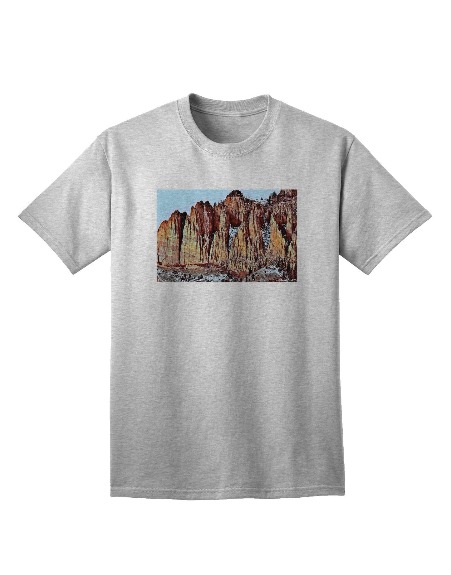 Colorado Mountain Spires - Premium Adult T-Shirt for Outdoor Enthusiasts-Mens T-shirts-TooLoud-AshGray-Small-Davson Sales