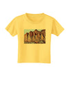 Colorado Mountain Spires Toddler T-Shirt-Toddler T-Shirt-TooLoud-Yellow-2T-Davson Sales