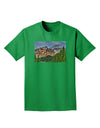 Colorado Mountains Forrest Adult Dark T-Shirt-Mens T-Shirt-TooLoud-Kelly-Green-Small-Davson Sales