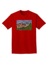 Colorado Mountains Forrest Adult Dark T-Shirt-Mens T-Shirt-TooLoud-Red-Small-Davson Sales