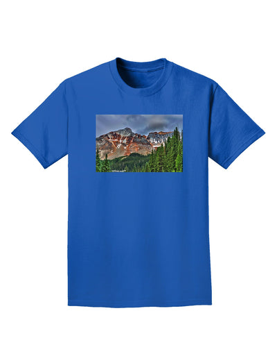 Colorado Mountains Forrest Adult Dark T-Shirt-Mens T-Shirt-TooLoud-Royal-Blue-Small-Davson Sales