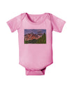 Colorado Mountains Forrest Baby Romper Bodysuit-Baby Romper-TooLoud-Pink-06-Months-Davson Sales