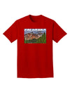 Colorado Mountains Forrest Text Adult Dark T-Shirt-Mens T-Shirt-TooLoud-Red-Small-Davson Sales