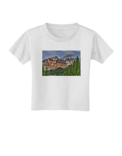 Colorado Mountains Forrest Toddler T-Shirt-Toddler T-Shirt-TooLoud-White-2T-Davson Sales