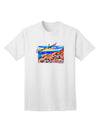 Colorado Mtn Sunset Bold WaterColor Adult T-Shirt-Mens T-Shirt-TooLoud-White-Small-Davson Sales