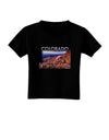 Colorado Mtn Sunset Cutout Toddler T-Shirt Dark-Toddler T-Shirt-TooLoud-Black-2T-Davson Sales