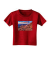 Colorado Mtn Sunset Toddler T-Shirt Dark-Toddler T-Shirt-TooLoud-Red-2T-Davson Sales