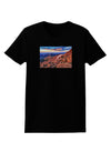 Colorado Mtn Sunset Womens Dark T-Shirt-TooLoud-Black-X-Small-Davson Sales