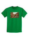 Colorado Painted Rocks Childrens Dark T-Shirt-Childrens T-Shirt-TooLoud-Kelly-Green-X-Small-Davson Sales