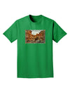 Colorado Painted Rocks Text Adult Dark T-Shirt-Mens T-Shirt-TooLoud-Kelly-Green-Small-Davson Sales