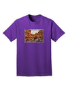 Colorado Painted Rocks Text Adult Dark T-Shirt-Mens T-Shirt-TooLoud-Purple-Small-Davson Sales