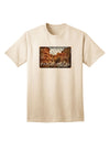 Colorado Painted Rocks Text Adult T-Shirt-Mens T-Shirt-TooLoud-Natural-Small-Davson Sales