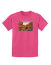 Colorado Painted Rocks Text Childrens Dark T-Shirt-Childrens T-Shirt-TooLoud-Sangria-X-Small-Davson Sales