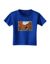 Colorado Painted Rocks Text Toddler T-Shirt Dark-Toddler T-Shirt-TooLoud-Royal-Blue-2T-Davson Sales