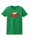 Colorado Painted Rocks Text Womens Dark T-Shirt-Womens T-Shirt-TooLoud-Kelly-Green-X-Small-Davson Sales