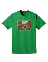 Colorado Painted Rocks Watercolor Adult Dark T-Shirt-Mens T-Shirt-TooLoud-Kelly-Green-Small-Davson Sales