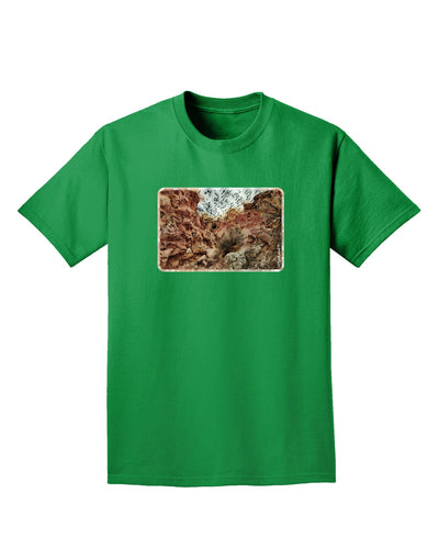 Colorado Painted Rocks Watercolor Adult Dark T-Shirt-Mens T-Shirt-TooLoud-Kelly-Green-Small-Davson Sales