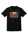 Colorado Painted Rocks Watercolor Adult Dark T-Shirt-Mens T-Shirt-TooLoud-Black-Small-Davson Sales