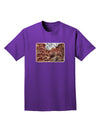Colorado Painted Rocks Watercolor Adult Dark T-Shirt-Mens T-Shirt-TooLoud-Purple-Small-Davson Sales