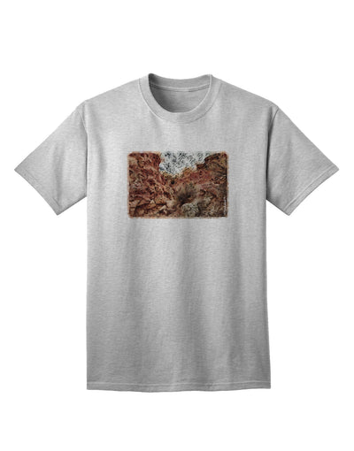 Colorado Painted Rocks Watercolor Adult T-Shirt-Mens T-Shirt-TooLoud-AshGray-Small-Davson Sales