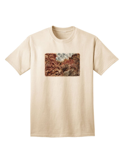 Colorado Painted Rocks Watercolor Adult T-Shirt-Mens T-Shirt-TooLoud-Natural-Small-Davson Sales