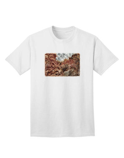 Colorado Painted Rocks Watercolor Adult T-Shirt-Mens T-Shirt-TooLoud-White-Small-Davson Sales