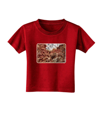 Colorado Painted Rocks Watercolor Toddler T-Shirt Dark-Toddler T-Shirt-TooLoud-Red-2T-Davson Sales