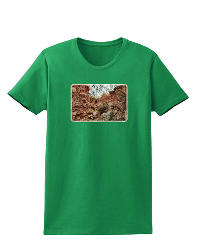 Colorado Painted Rocks Watercolor Womens Dark T-Shirt-Womens T-Shirt-TooLoud-Kelly-Green-X-Small-Davson Sales