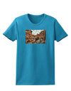 Colorado Painted Rocks Womens Dark T-Shirt-Womens T-Shirt-TooLoud-Turquoise-X-Small-Davson Sales