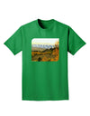 Colorado Postcard Gentle Sunrise Adult Dark T-Shirt-Mens T-Shirt-TooLoud-Kelly-Green-Small-Davson Sales