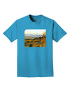 Colorado Postcard Gentle Sunrise Adult Dark T-Shirt-Mens T-Shirt-TooLoud-Turquoise-Small-Davson Sales