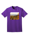 Colorado Postcard Gentle Sunrise Adult Dark T-Shirt-Mens T-Shirt-TooLoud-Purple-Small-Davson Sales