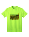 Colorado Postcard Gentle Sunrise Adult T-Shirt-Mens T-Shirt-TooLoud-Neon-Green-Small-Davson Sales