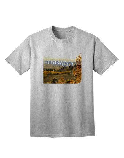 Colorado Postcard Gentle Sunrise Adult T-Shirt-Mens T-Shirt-TooLoud-AshGray-Small-Davson Sales