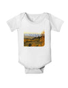 Colorado Postcard Gentle Sunrise Baby Romper Bodysuit by-Baby Romper-TooLoud-White-06-Months-Davson Sales