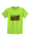 Colorado Postcard Gentle Sunrise Childrens T-Shirt-Childrens T-Shirt-TooLoud-Lime-Green-X-Small-Davson Sales