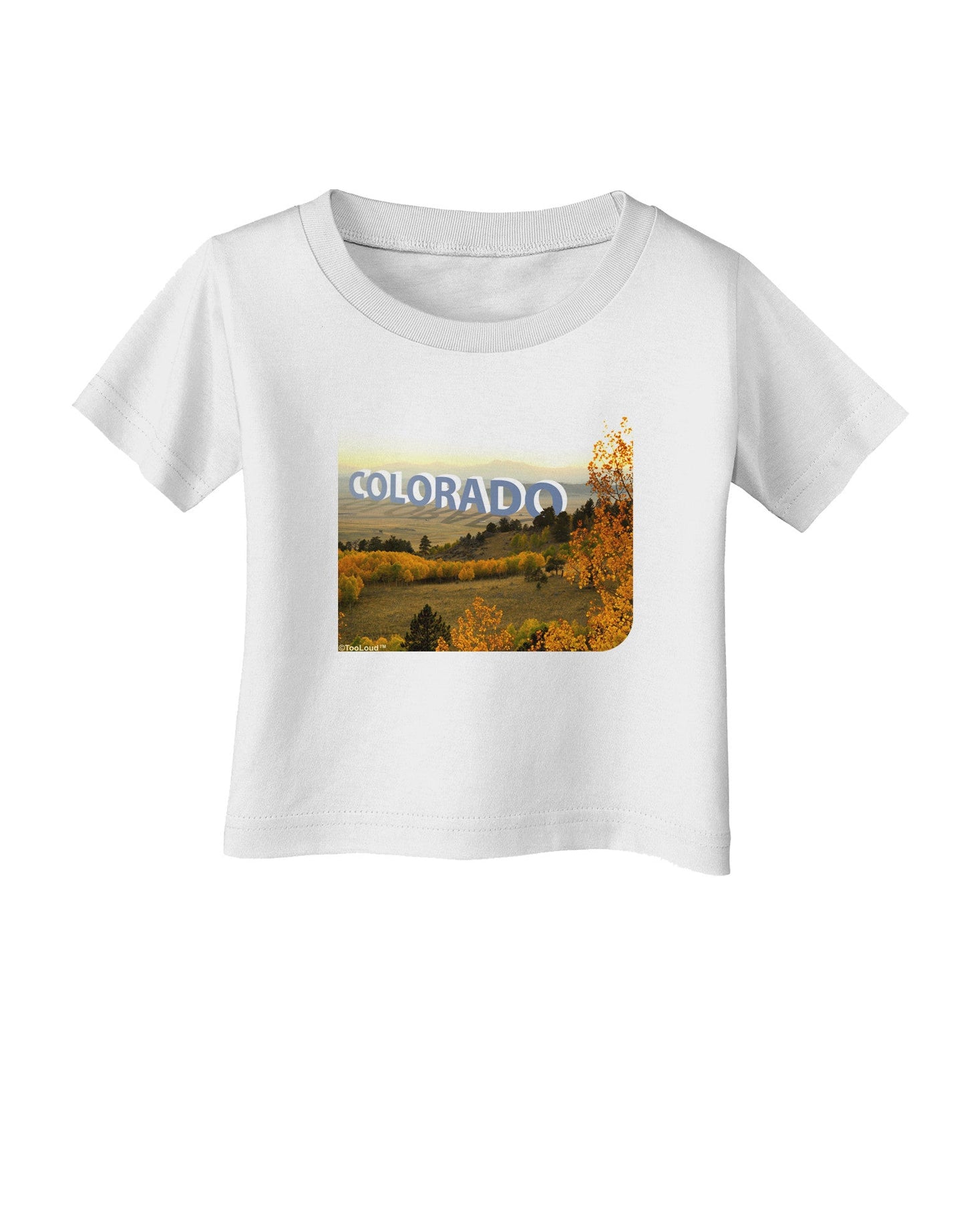 Colorado Postcard Gentle Sunrise Infant T-Shirt-Infant T-Shirt-TooLoud-White-06-Months-Davson Sales