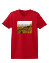 Colorado Postcard Gentle Sunrise Womens Dark T-Shirt-TooLoud-Red-X-Small-Davson Sales