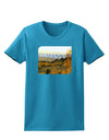 Colorado Postcard Gentle Sunrise Womens Dark T-Shirt-TooLoud-Turquoise-X-Small-Davson Sales