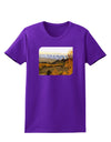 Colorado Postcard Gentle Sunrise Womens Dark T-Shirt-TooLoud-Purple-X-Small-Davson Sales